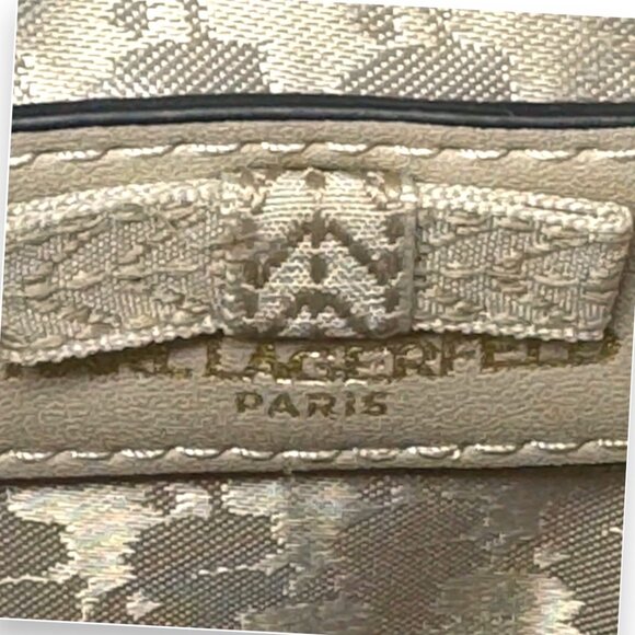 Karl Lagerfeld Paris Agyness Leather Turnlock Crossbody Bag - NWOT - Picture 8 of 17